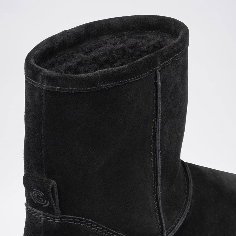 Groundies Schweiz Schwarz Kuschelstiefel Damen